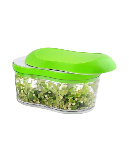 Manual Hand Push Chopper Slicer Container